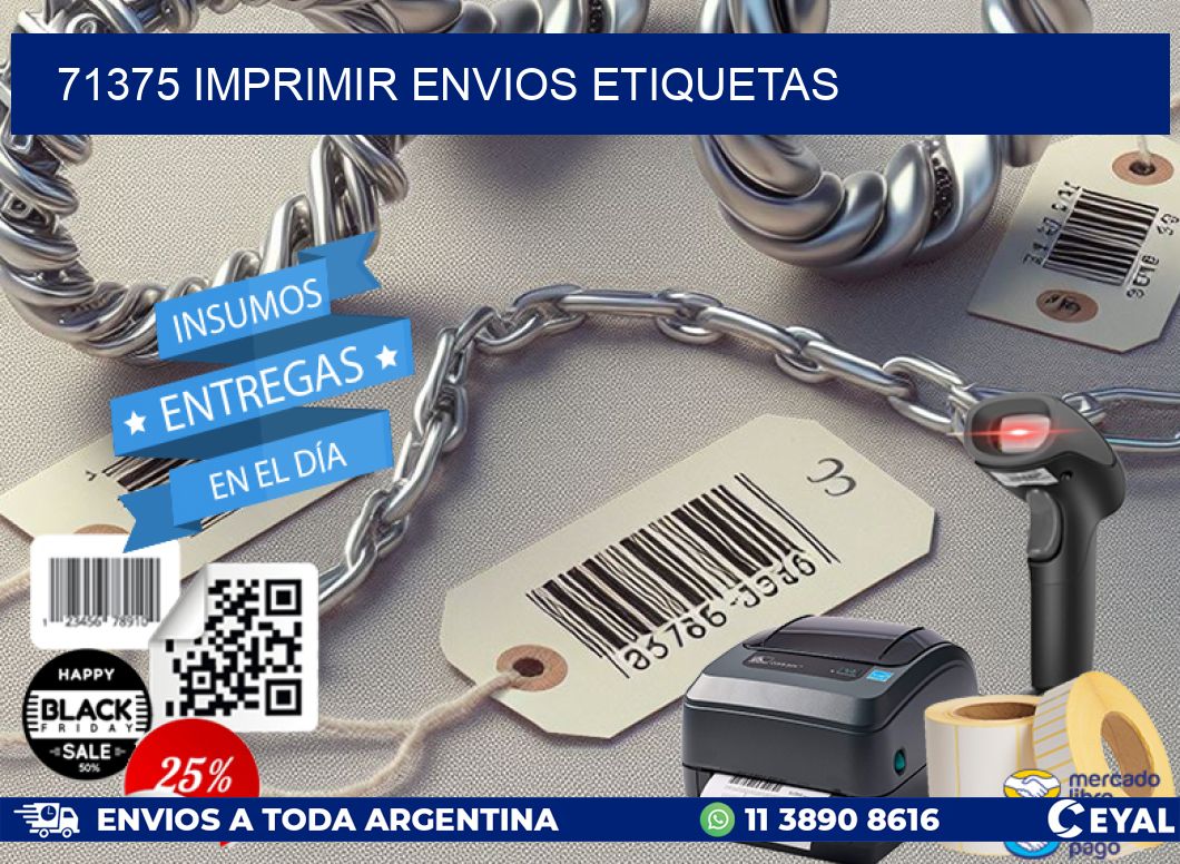 71375 imprimir envios etiquetas