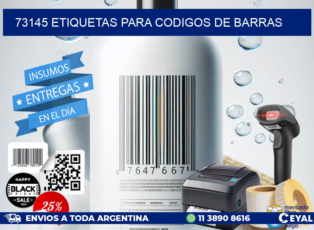 73145 ETIQUETAS PARA CODIGOS DE BARRAS