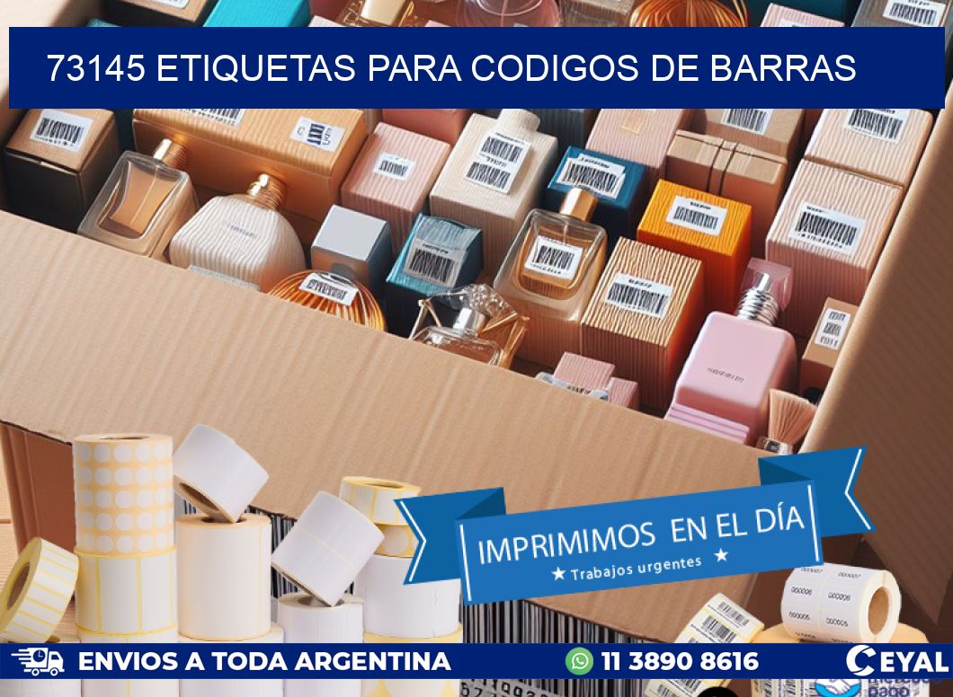 73145 ETIQUETAS PARA CODIGOS DE BARRAS