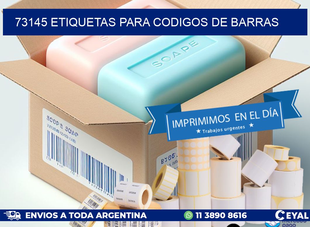 73145 ETIQUETAS PARA CODIGOS DE BARRAS