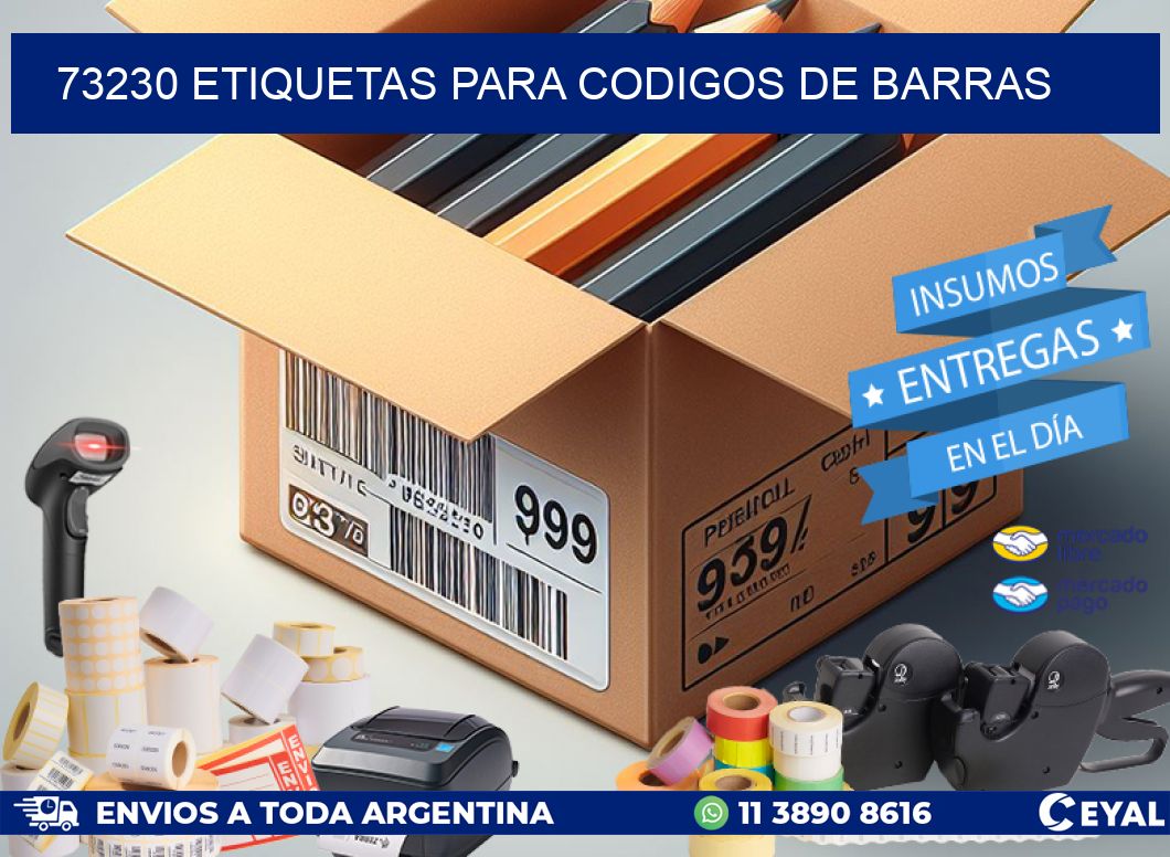 73230 ETIQUETAS PARA CODIGOS DE BARRAS