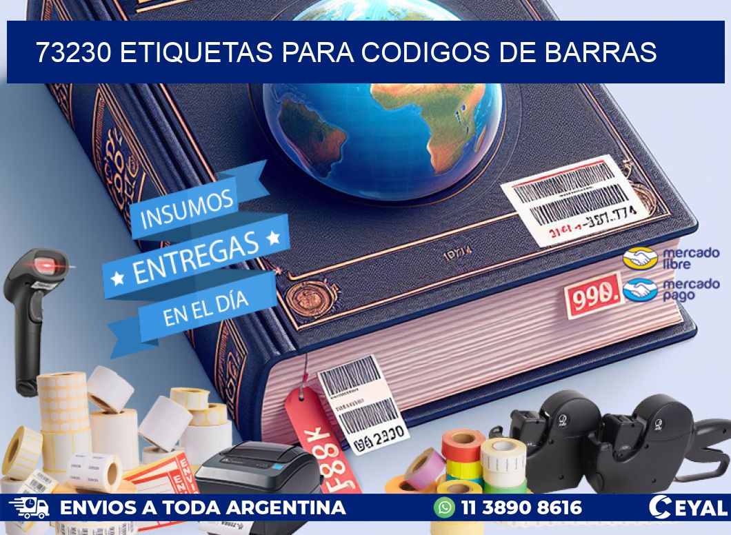 73230 ETIQUETAS PARA CODIGOS DE BARRAS