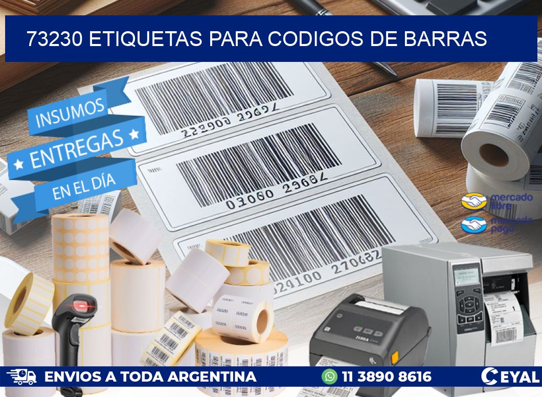 73230 ETIQUETAS PARA CODIGOS DE BARRAS