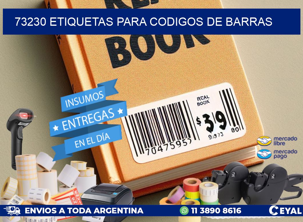 73230 ETIQUETAS PARA CODIGOS DE BARRAS