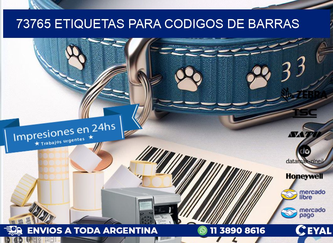 73765 ETIQUETAS PARA CODIGOS DE BARRAS