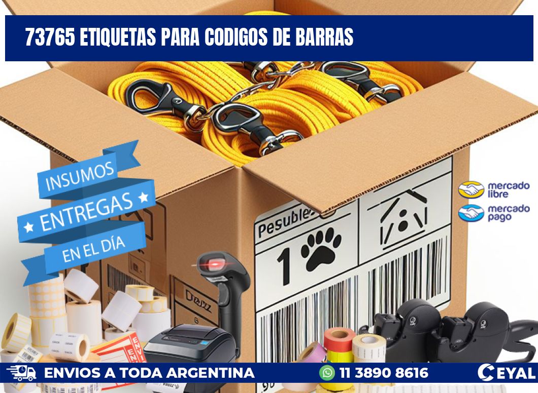 73765 ETIQUETAS PARA CODIGOS DE BARRAS