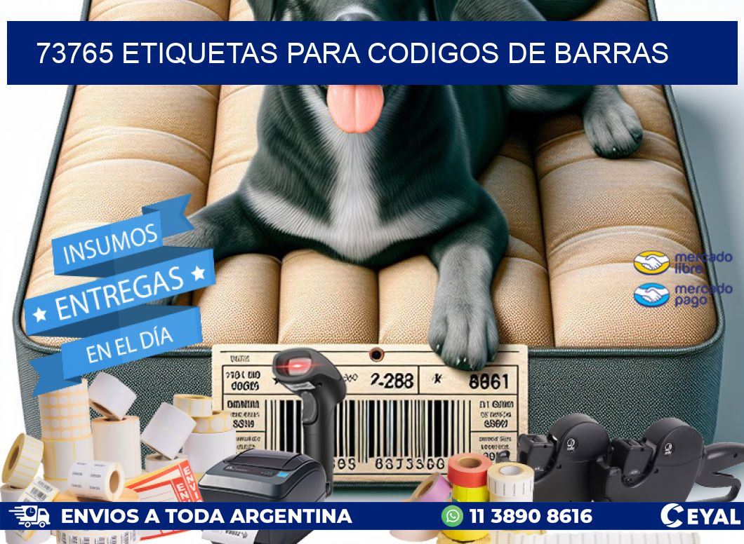 73765 ETIQUETAS PARA CODIGOS DE BARRAS