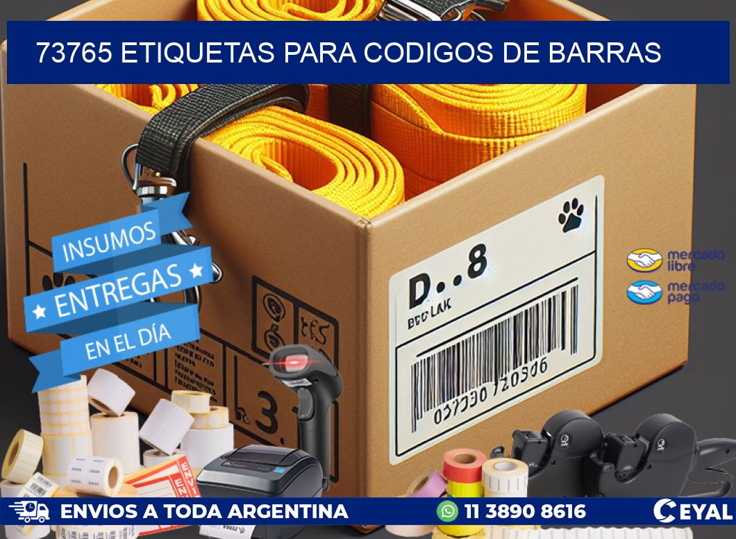 73765 ETIQUETAS PARA CODIGOS DE BARRAS