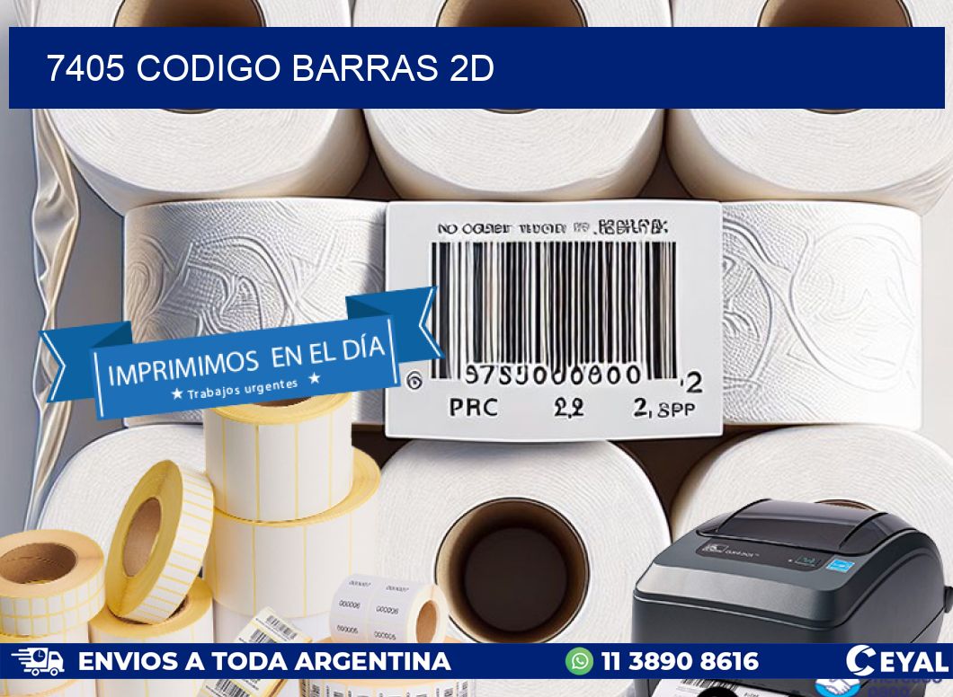 7405 CODIGO BARRAS 2D