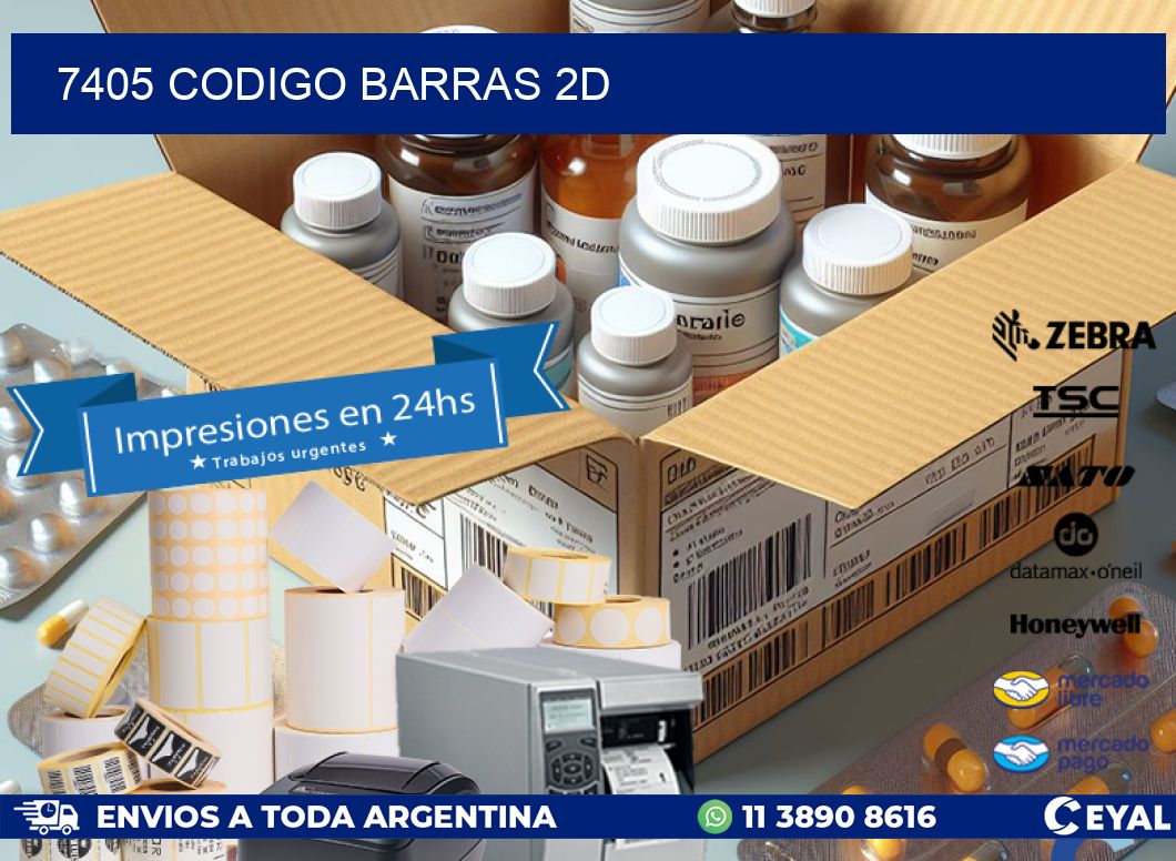7405 CODIGO BARRAS 2D