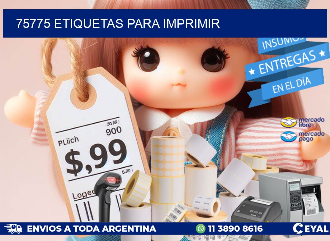 75775 ETIQUETAS PARA IMPRIMIR