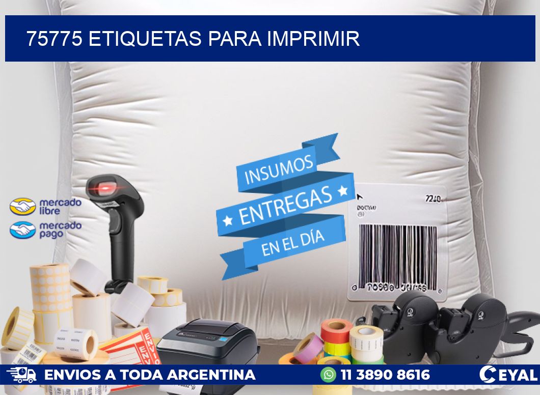 75775 ETIQUETAS PARA IMPRIMIR