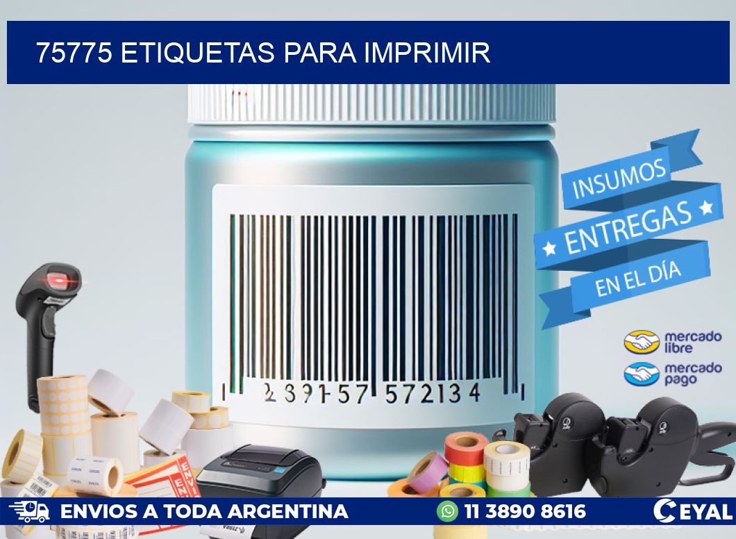 75775 ETIQUETAS PARA IMPRIMIR