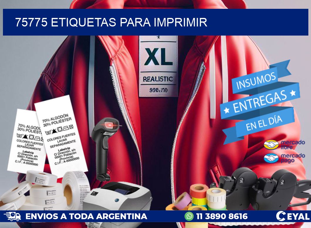 75775 ETIQUETAS PARA IMPRIMIR