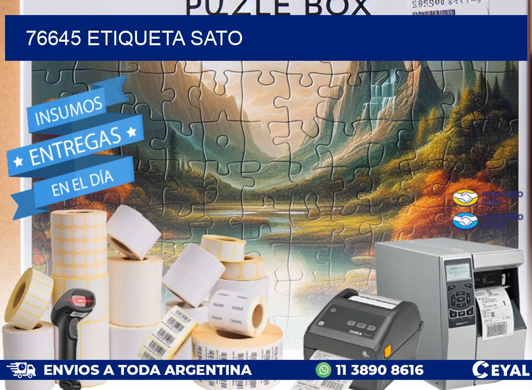 76645 etiqueta sato