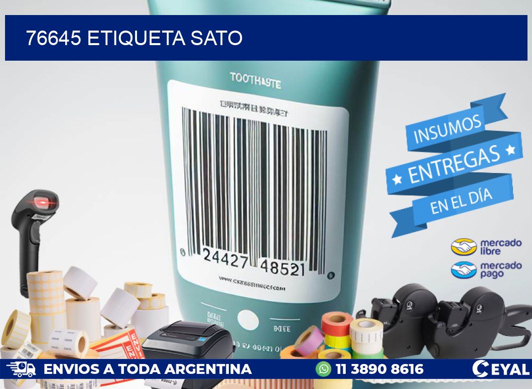 76645 etiqueta sato