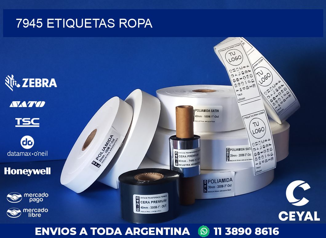 7945 ETIQUETAS ROPA