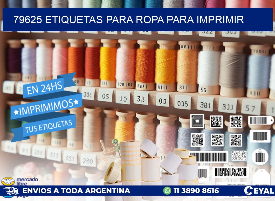79625 ETIQUETAS PARA ROPA PARA IMPRIMIR