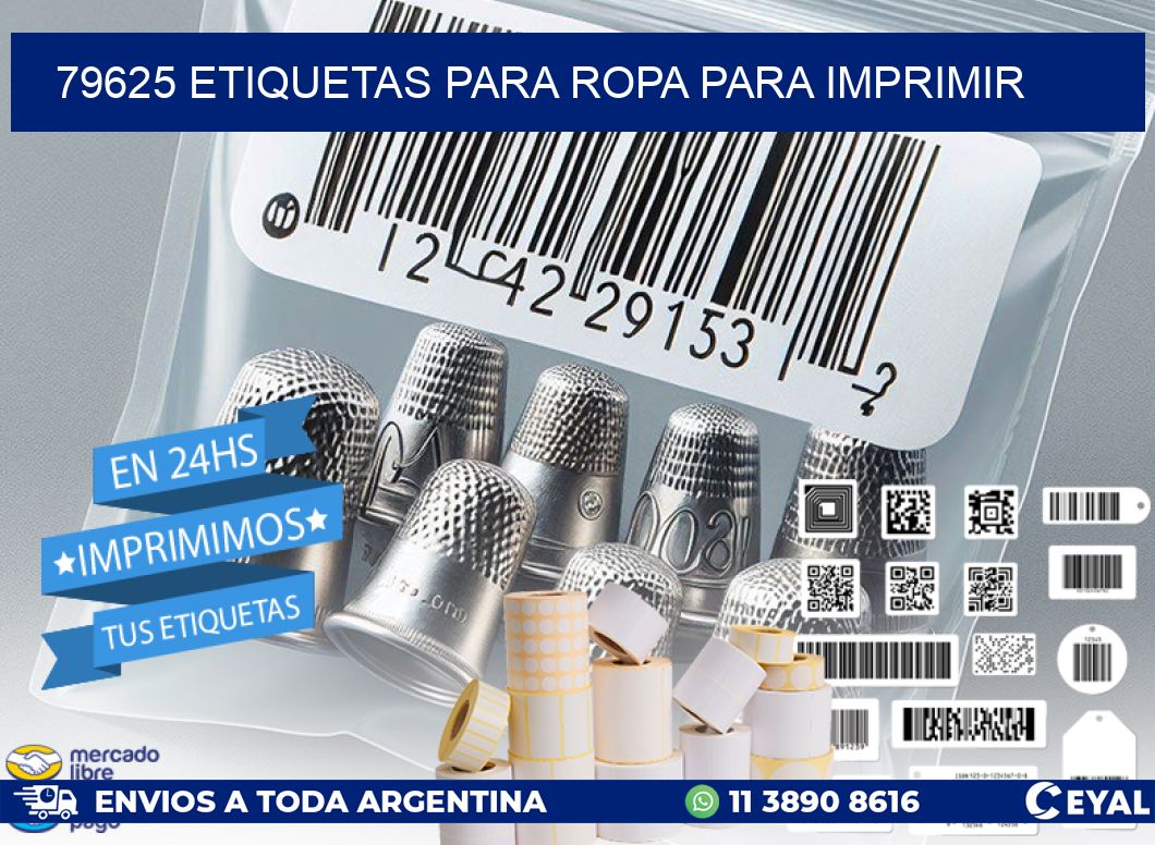 79625 ETIQUETAS PARA ROPA PARA IMPRIMIR