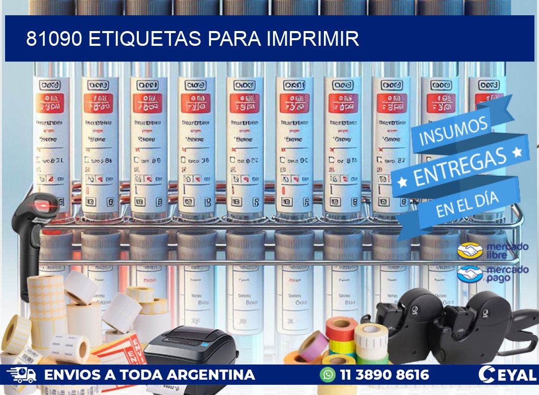 81090 ETIQUETAS PARA IMPRIMIR