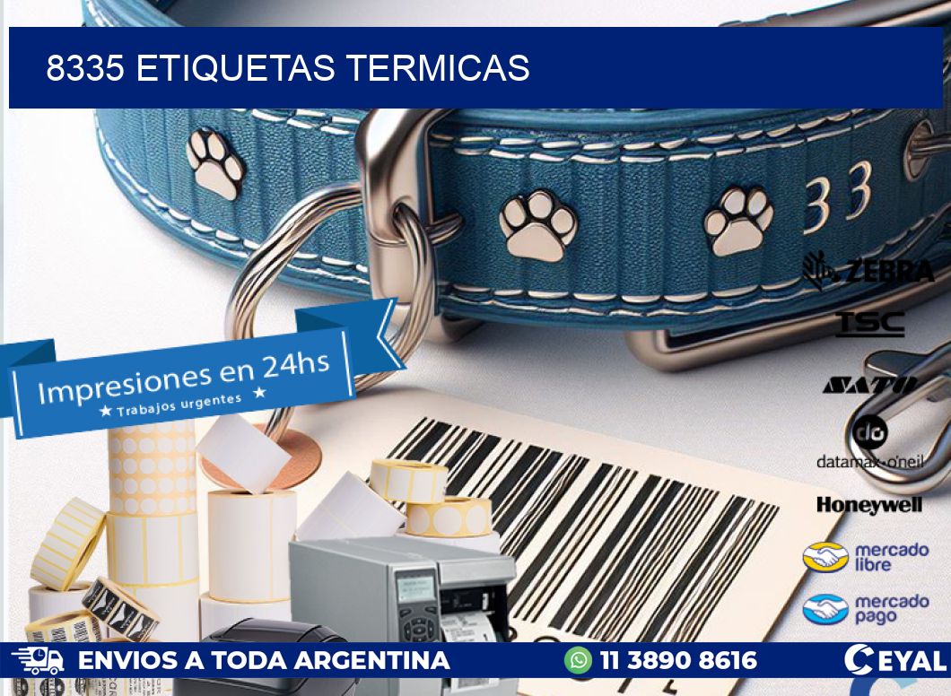 8335 ETIQUETAS TERMICAS