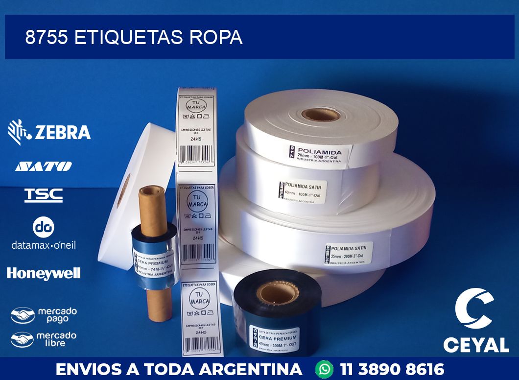 8755 ETIQUETAS ROPA