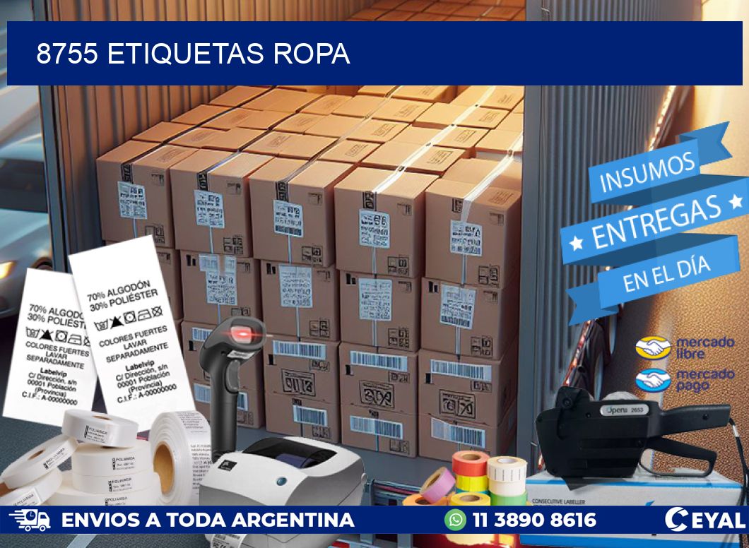 8755 ETIQUETAS ROPA