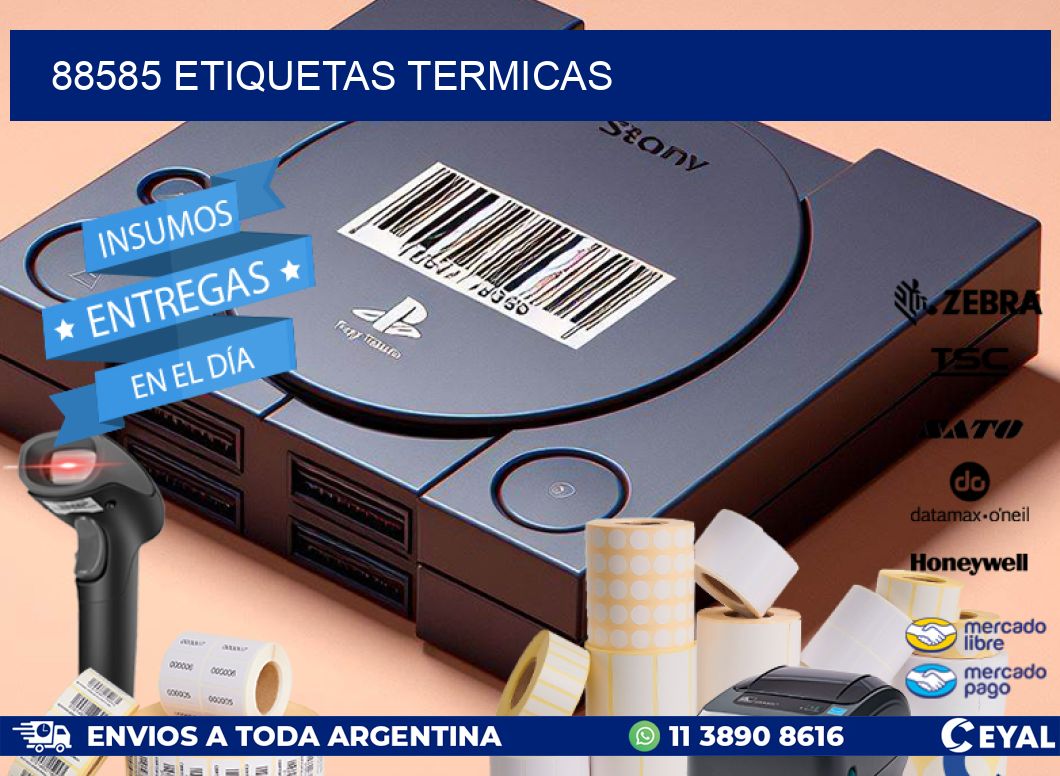 88585 ETIQUETAS TERMICAS