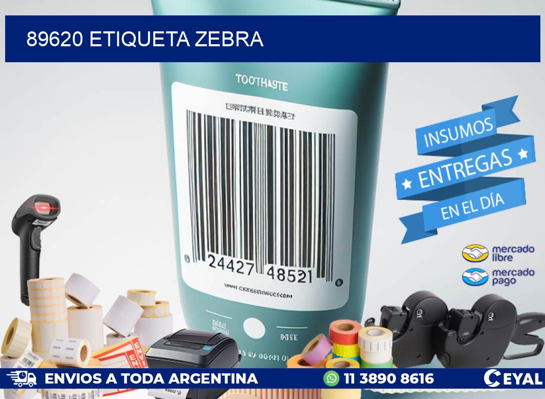 89620 ETIQUETA ZEBRA