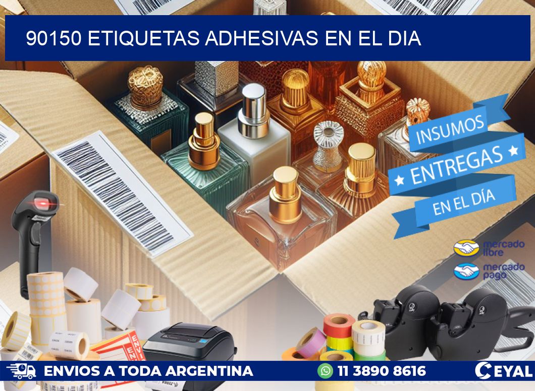 90150 Etiquetas adhesivas en el dia