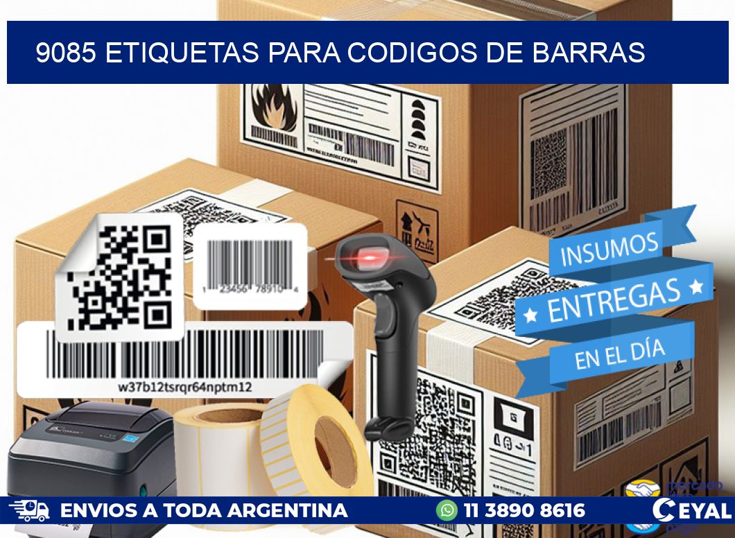 9085 ETIQUETAS PARA CODIGOS DE BARRAS