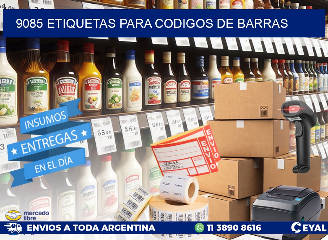 9085 ETIQUETAS PARA CODIGOS DE BARRAS