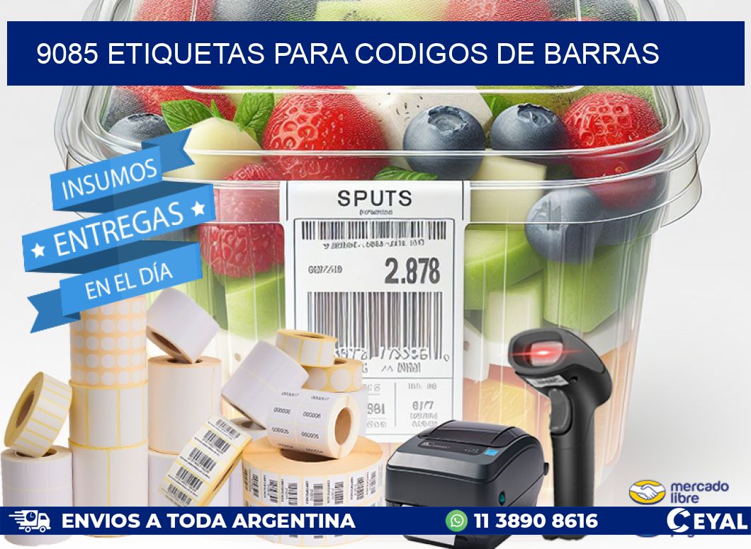9085 ETIQUETAS PARA CODIGOS DE BARRAS