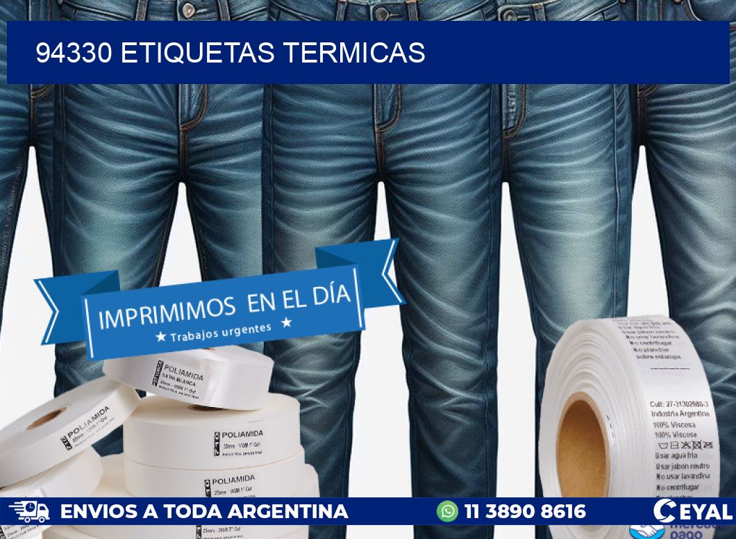 94330 ETIQUETAS TERMICAS