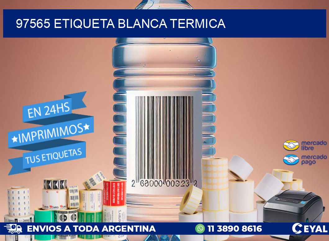 97565 etiqueta blanca termica