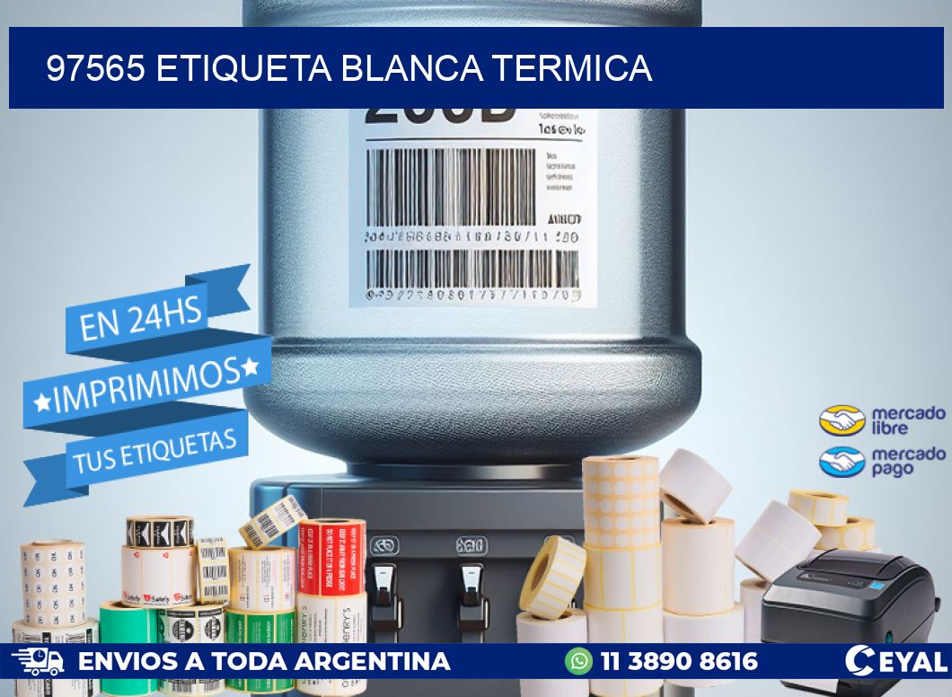 97565 etiqueta blanca termica