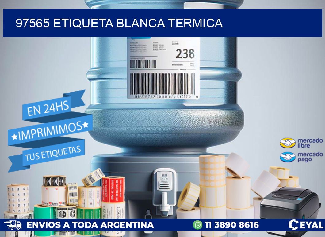 97565 etiqueta blanca termica