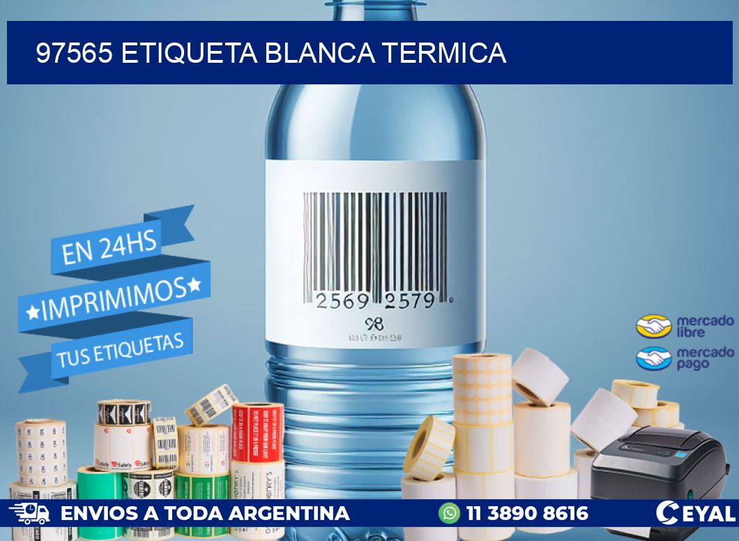 97565 etiqueta blanca termica