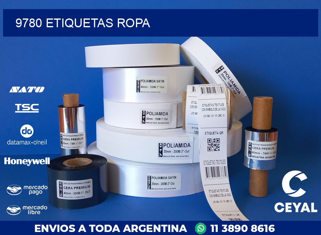 9780 ETIQUETAS ROPA