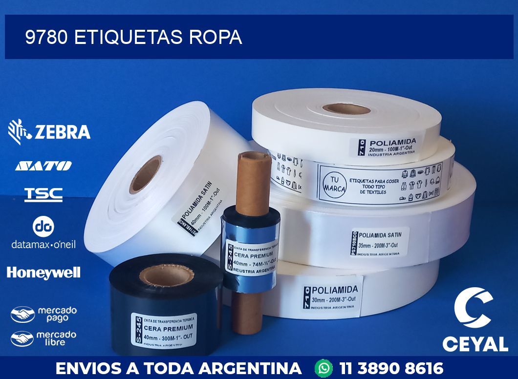 9780 ETIQUETAS ROPA