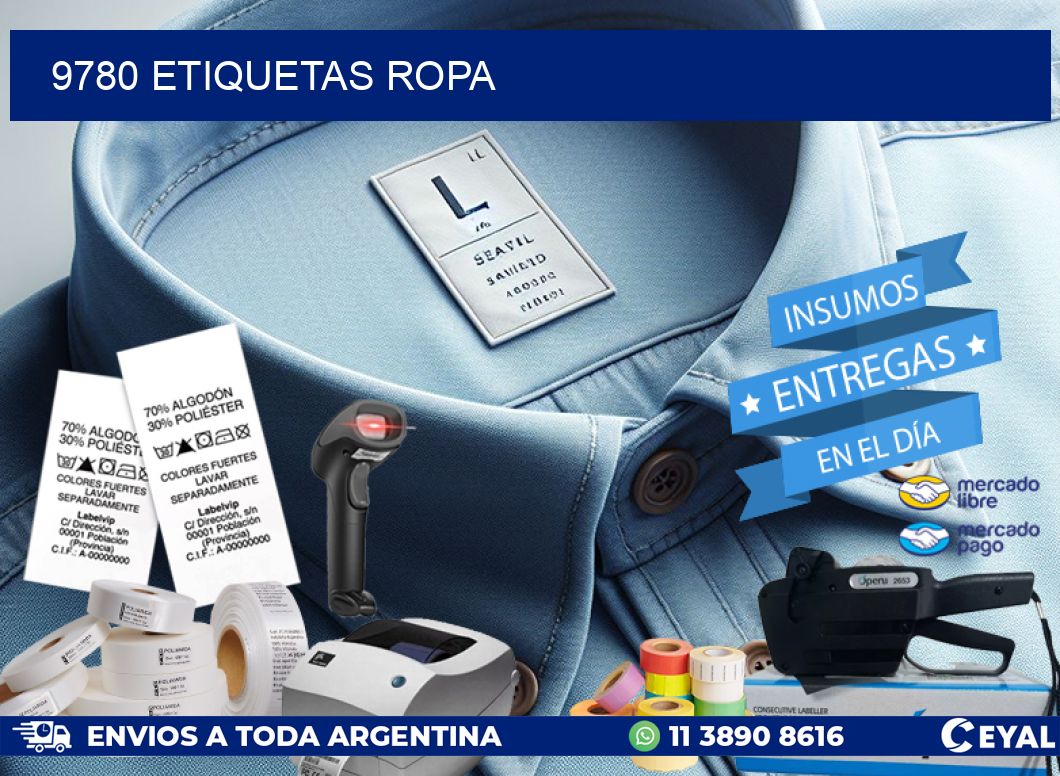 9780 ETIQUETAS ROPA