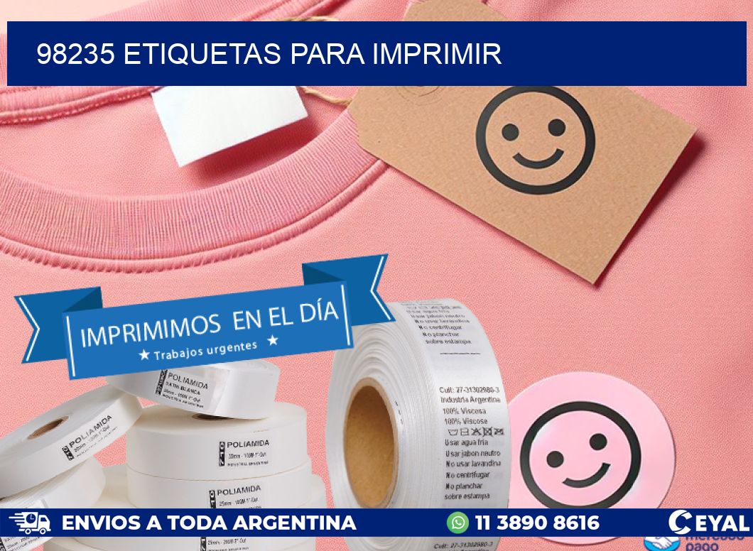 98235 ETIQUETAS PARA IMPRIMIR