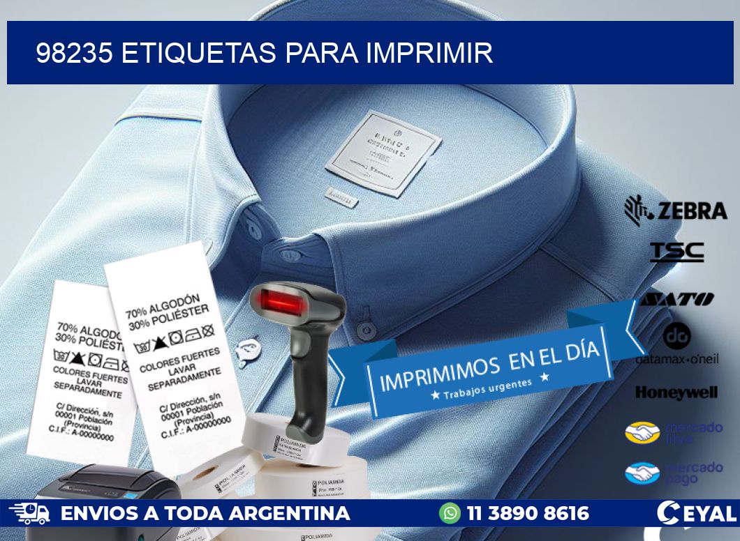 98235 ETIQUETAS PARA IMPRIMIR