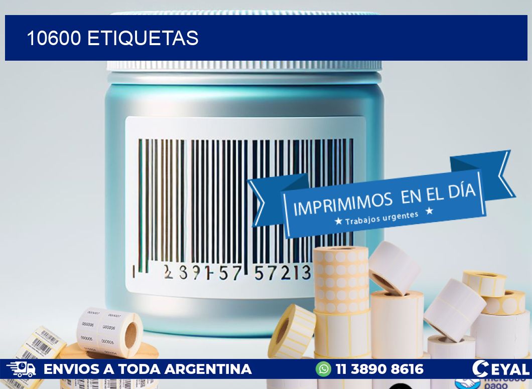 10600 ETIQUETAS