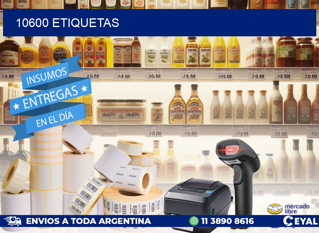 10600 ETIQUETAS