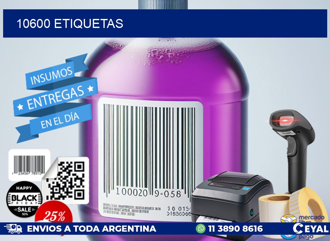 10600 ETIQUETAS