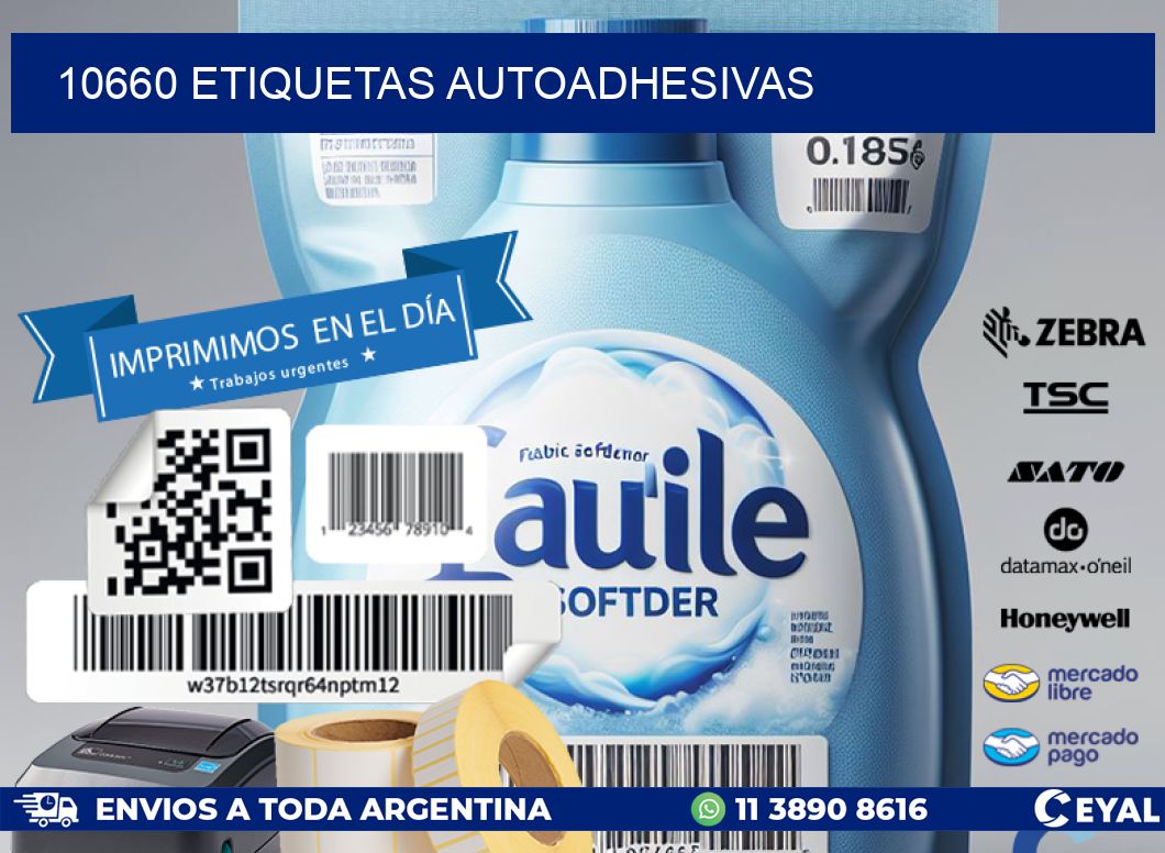 10660 ETIQUETAS AUTOADHESIVAS