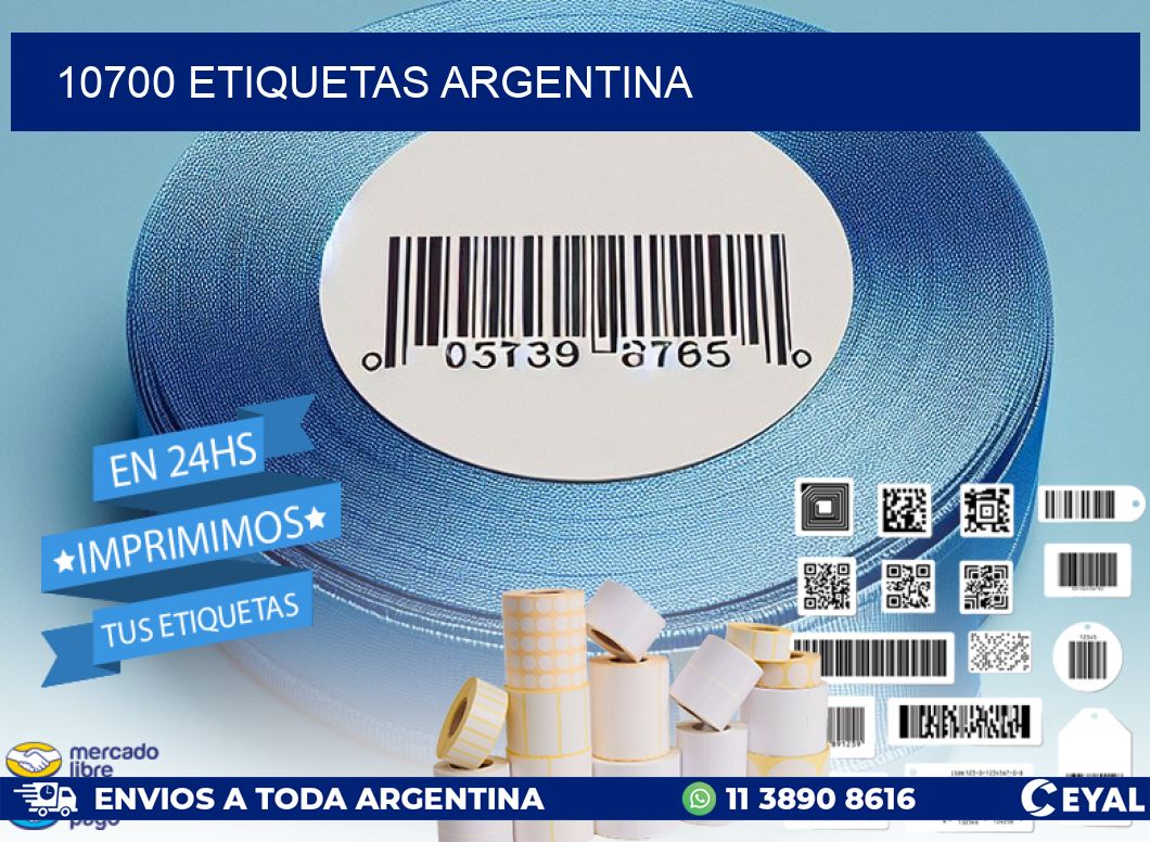 10700 ETIQUETAS ARGENTINA