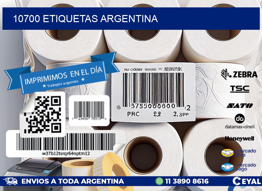 10700 ETIQUETAS ARGENTINA