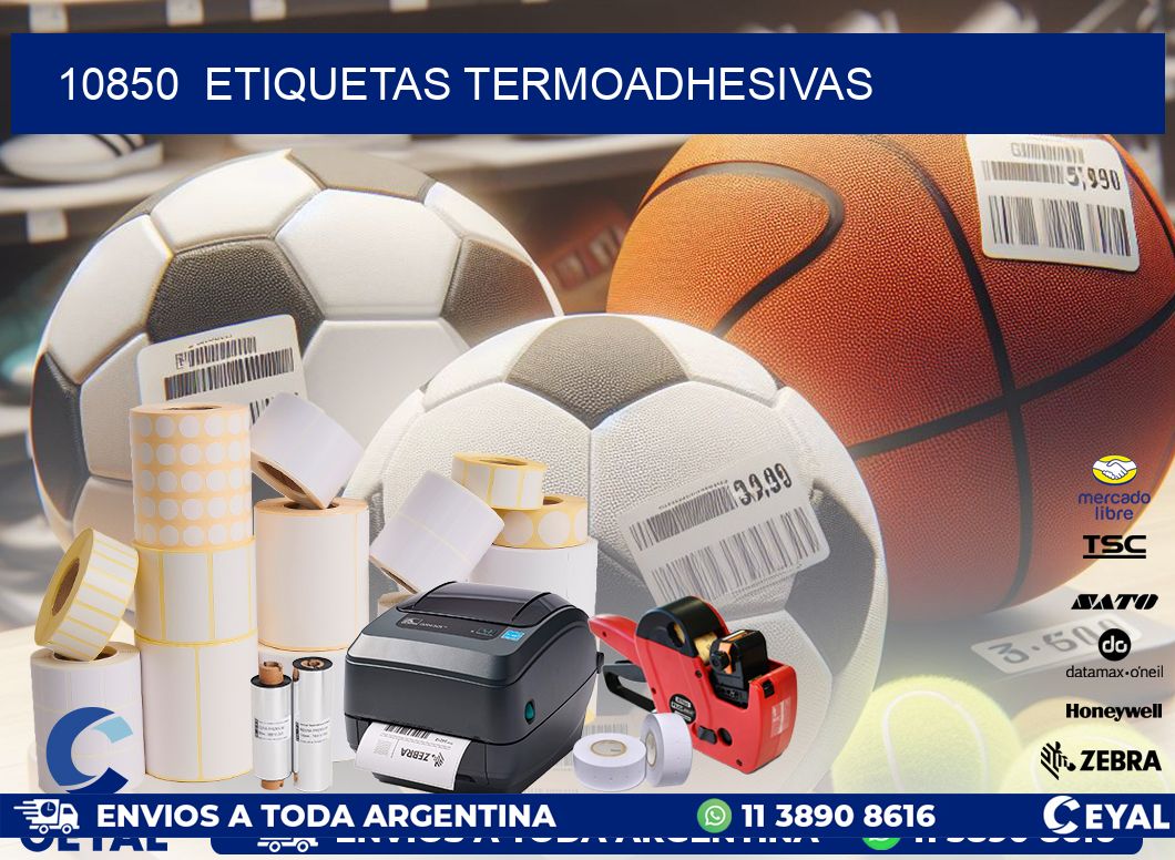 10850  ETIQUETAS TERMOADHESIVAS